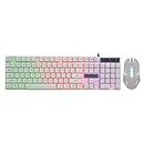 FASHIONMYDAY Live Show Wired Gaming LED Keyboard Gaming Mouse Set Combo for PC White | Computers & Accessories|Accessories & Peripherals|Keyboards, Mice & Input Devices|Keyboards