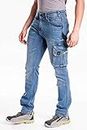 Pantaloni Jeans Job1 Tasconato Stretch Colore Chiaro Tg. 52