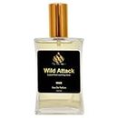 Europa Products WILD ATTACK Luxury Perfume for Men - Long-Lasting 50ML Eau De Parfum Fragrance-Bold and Seductive Aroma Perfect Gents Attar Cologne Gift Set