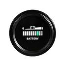 NInE-ROnG LED Indicatore della Batteria Indicatore misuratore,Indicatore del livello della batteria Piombo acido 12V 24V 36V 48V 72V,Uso per golf cart,Carrello elevatore,Club Car