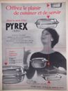 1957 ADVERTISING PYREX SEDLEX DISH THE PLEASURE OF COOKING - ADVERTISING