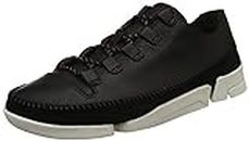 Clarks Men's Trigenicflex 2 Black Leather Boat Shoes-7 (91261285407070)