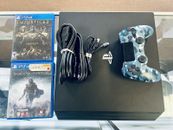 Sony PlayStation 4 Pro 1TB CUH-7115B with 1 Controller and 2 Games