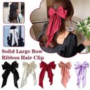 New Bow Hair Clip Accessories Large Ribbon Bows School Party Decor Girls Gift AU