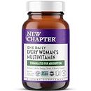 New Chapter Women's Multivitamin, Every Woman's One Daily, Fermented with Probiotics + Iron + B Vitamins + Vitamin D3 + Organic Non-GMO Ingredients - 48 ct (Packaging May Vary)