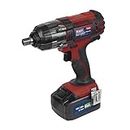 Sealey 18V 1/2" Sq Drive Cordless Impact Wrench - Red