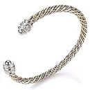 david yurman look alike jewelry, david yurman dupes bracelets Cable Twisted knockoff Wire Cuff Bangles Bracelet Women designer inspired