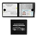UYYE Auto Essential, Registration and Insurance Holder2-Pack, Interior Accessories for Car,Truck,SUV and Other Vehicle,Case Wallet for Documents Organizer(Black)