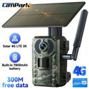 Campark Solar Power 4G LTE Cellular Trail Camera 2.5K Wildlife Game NO GLOW 15MP