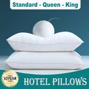 2x Quality Pillows Bamboo Hotel Breathable Home Pillows All Size Medium Firm