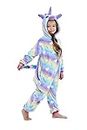 NewPlush Unisex Children Unicorn Pyjamas Halloween Kids Onesie Costume, Cloud Love a, 2-4T