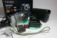 Panasonic Lumix DMC-TZ20 14.1MP 16x Zoom Full HD Leica GPS Red Camera & 4GB SD