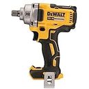 DEWALT 20V MAX* XR Cordless Impact Wrench Kit with Detent Pin Anvil, 1/2-Inch, Tool Only (DCF894B), Black