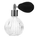 minkissy Crystal Perfume Bottle, Glass Empty Refillable Perfume Bottle Vintage Air Bag Spray Glass Bottle Diffuser Fragrance Bottle Holiday