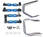 Anti-Roll Bar Compatible with Traxxas 1/10 4X4 Slash Upgrade Stampede Rustler Rally Rc Car Front & Rear Sway Bar Aluminum Alloy Parts Replace(Mixed Color)