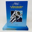 4x Le Monde Merveilleux de la Connaissance Disney Enfants en Français Lot Livres