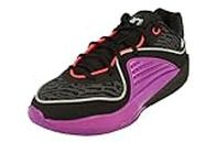 Nike KD 16 Mens Basketball Sneakers, Black/Vivid Purple/Bright Crimson/Metallic Silver, 6.5 UK