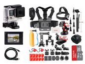 GoPro HERO4 Silver Edition Touchscreen Camera + 40 Pcs Extreme Sports Accessory