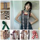 Collocation Clothing Accessories Y2K Striped Scarf Dopamine Style Shawl  Female