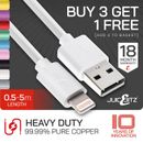 JuicEBitz® USB Charger Cable for Apple iPhone 14 13 12 Pro Max 11 SE 6s Carplay