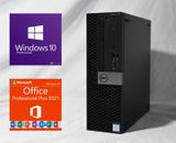 Dell Desktop PC Intel i7, 16GB RAM up to 1TB SSD Windows 10 Pro Microsoft Office