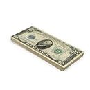 Scratch Cash 100 x $ 10 Dollars Old Style (echte Größe)