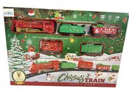 Christmas Train with Light Sound Decoration Electric Railway  Toy Xmas Gift Set