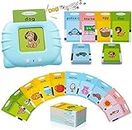 SUPER TOY 112 Talking Baby Flash Cards Educational Toys for 2 3 4 Years Old, Learning Resource Electronic Interactive Toys for 2-4 Year Old Boys Girls Toddlers Kids Birthday Gifts Ages 2 3 4 5