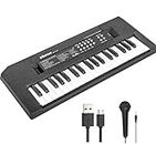 VE Kids Keyboard Piano, 37 Keys Piano Keyboard for Kids Musical Instrument Gift Toys for Over 3 Year Old Children with Mic and USB Charger