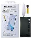 Crixus® Tempered Glass for Vivo X70 Pro Plus Fully curved edge to edge UV screen protector (One Minute Quick Fix)