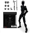 Titan 13 Action Figure, 3D Printed Multi-Jointed Movable,13 Action Figure, Hand Painted Figure, Desktop Decorations Game Gifts (Black)