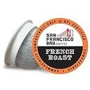San Francisco Bay Compostable Coffee Pods - French Roast (80 Ct) K Cup Compatible including Keurig 2.0, Dark Roast