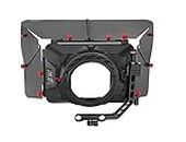 CAMTREE-MB-20 Swing Away Wide Angle Matte Box Sun Camera Hood for 15mm Rail Rod System Video DSLR Cameras (C-MB-20)