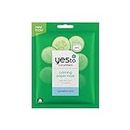 Yes to Cucumbers Paper Face Mask, Cucumber, 0.67 Fl Oz (Pack of 1)