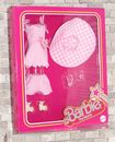 NEW MATTEL Barbie THE MOVIE PINK CHECKERED RETRO FASHION OUTFIT PACK