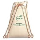 Zandu Copper Tongue Cleaner (Pack of 2) :An Anti-Microbial Tongue Cleaner for Managing Oral Health | Reduces Bad Breath & Supports Digestive Health | Comfortable & Flexible Handle | Easy & Safe to Use