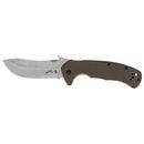 Kershaw Emerson CQC-11K D2 Folding Knife 3.5in D2 Drop Point Blade Brown G10 Front/410 Stainless Steel Back Handle 6031D2
