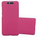 cadorabo Case works with ZTE Blade V8 in FROSTY PINK - Shockproof and Scratch Resistent Plastic Hard Cover - Ultra Slim Protective Shell Bumper Back Skin