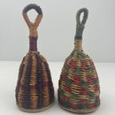 AFRICAN Ghana Caxixi Shaker Percussion Instrument Multicoloured - Set of 2