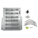 503978 Dryer Heating Element Kit Compatible with Whirlpool, Speed Queen, Amana, Admiral, Crosley, Magic Chef, May-tag Replacement for 61927, 503404, 510329, 510325P, Y503978, 61928, 61929, 14218929