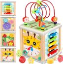 Baby Activity Toys 6-12 Months 10-in-1 Activity Cube, 1 Year Old Baby Toys for 1