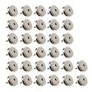 32pcs 28mm Screw Nail-on Felt Gliders Furniture Chair Tables Leg Wood Floor Protector Allowing Chairs to Glide Effortlessly Over Carpet Floors