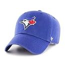 47 Brand B-RGW26GWS-RY MLB Toronto Blue Jays Clean up Adjustable Cap (Royal, One Size)