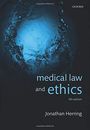 Medical Law and Ethics-Jonathan Herring, 9780198846956