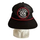 Gas Monkey Garage Patch Hat Cap Snap Back Black Red 6 Panel Mesh Baseball