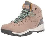 Columbia Women s Newton Ridge Plus Waterproof Amped hiking boots, Oxford Tan/Dusty Green, 9 US