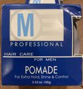 M PROFESSIONAL HAIR CARE FOR MEN Pomade For Extra Hold Shine And Control NEW!