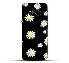 Pikkme Samsung Galaxy S8+ / S8 Plus Back Cover Case | Designer Printed Hard Cases & Covers for Samsung Galaxy S8+ / S8 Plus for Girls/Women (White Flowers Black)