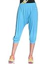 Zumba Fitness Women's Hang Loose Harem Pants, Womens, Z1B00207-S-BABL, Bangin' Blue, Small
