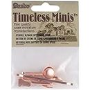 Miniature - Copperware Utensils with Rack - 1.5 inches - 1 set